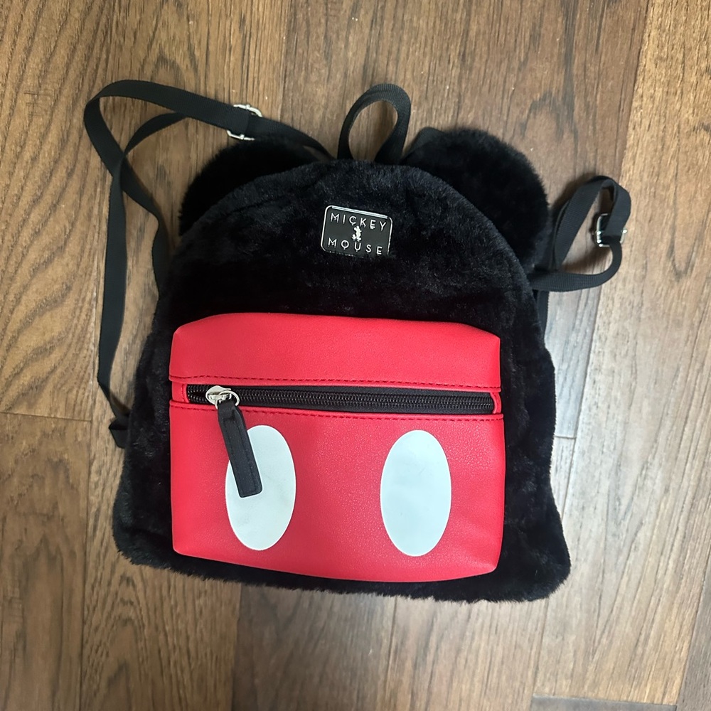 Mickey Mouse Red and Black Mini Backpack
